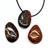 Pietersite, eagle eye, tumbled pendant with hole