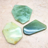 Ny Jade, slipad platta raka sidor per gram