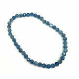 Kyanit AA, fasetterat armband 4mm
