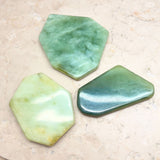 Ny Jade, slipad platta med raka sidor
