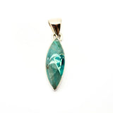Rainbow moonstone, oval pendant in silver