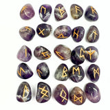 Runes - set in different stone types