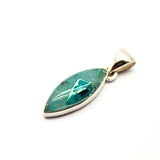 Rainbow moonstone, oval pendant in silver