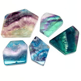 Fluorite crystal slab