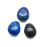 Lapis Lazuli kristallhalsband med silver eller guldpläterad kedja
