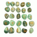 Runes - set in different stone types