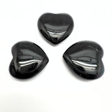 Black tourmaline, heart