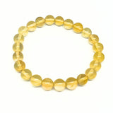Fluorit gul armband 8 mm