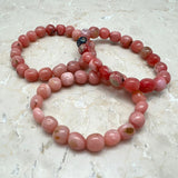 Opal rosa trumlat armband