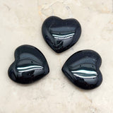 Black tourmaline, heart