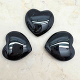 Black tourmaline, heart