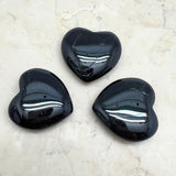 Black tourmaline, heart