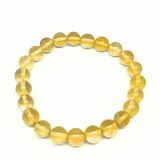 Fluorit gul armband 8 mm