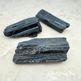 Black tourmaline, raw crystal different sizes