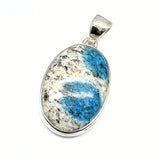 K2, from the Himalayas in a silver setting