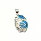 K2, from the Himalayas in a silver setting