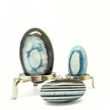 Shiva Lingam upea sininen opaali