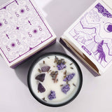 Moon - Candle with Crystals, Hop Hare
