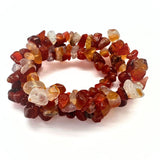 Carnelian, chip bracelet