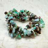 Chrysoprase lemon chip bracelet