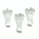Angel, rock crystal statue