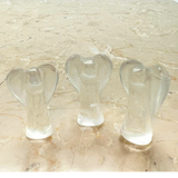 Angel, rock crystal statue