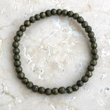 Pyrit fasettslipat armband 6 mm i två storlekar - liten & stor!