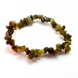 Chrysoprase lemon chip bracelet