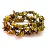 Chrysoprase lemon chip bracelet