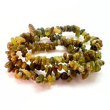 Chrysoprase lemon chip bracelet