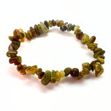 Chrysoprase lemon chip bracelet