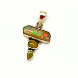 Opal - three stones in gold