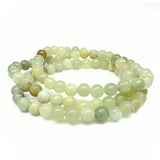 Ny jade, armband 6 mm pärlor
