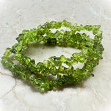 Peridot chipsarmband