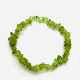 Peridot chipsarmband