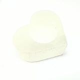 Candle lantern, heart-shaped white selenite