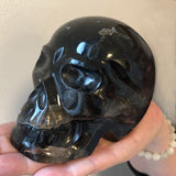 Rökkvarts kristallskalle XL 1044g