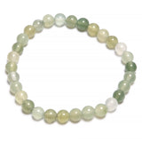 Ny jade, armband 6 mm pärlor