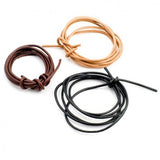 Läderrem, naturfärgad 1,5 mm