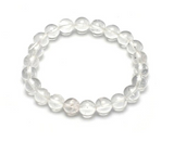 Bergkristall, armband runda pärlor 8 mm