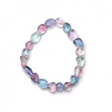 Fluorite tumbled bracelet