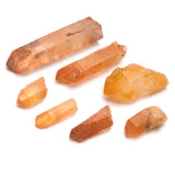 Mandarin quartz, spikes