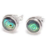 Paua-kuori, nappikorvakoru 8mm