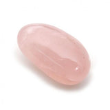Rosenkvarts, handpolerad